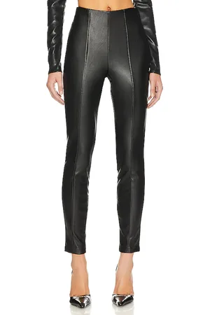 AFRM Pantalones simone en color negro talla S en - Black. Talla S (también en XS).