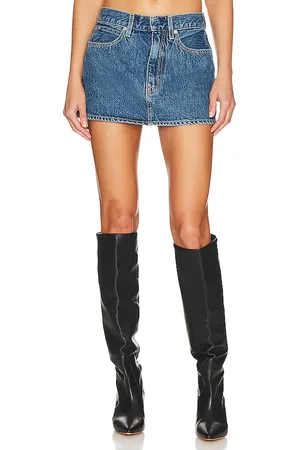 SLVRLAKE Falda en color denim-medium talla 23 en - Denim-Medium. Talla 23 (también en 24, 25, 26, 27, 28, 30, 31, 32).