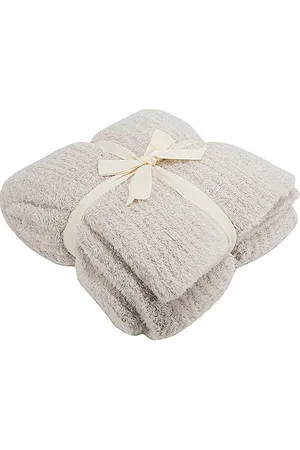 Barefoot Dreams Poncho cozychic en color crema talla all en - Cream. Talla all.