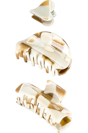 8 Other Reasons Set de pinzas en color marrón talla all en - Brown. Talla all.