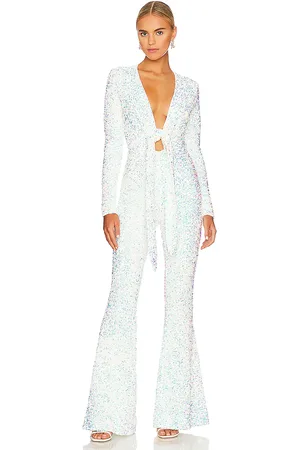 Show Me Your Mumu Martina jumpsuit en color blanco talla M en - White. Talla M (también en XS).