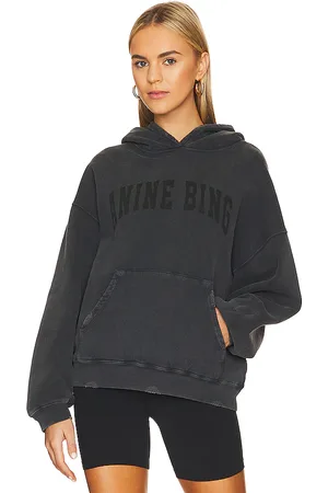 ANINE BING Sudadera harvey en color negro talla L en - Black. Talla L (también en M, S, XS).