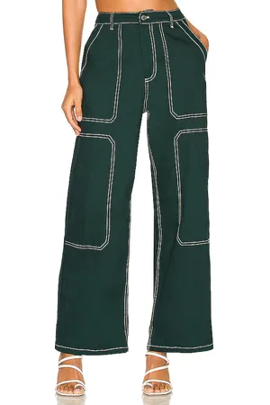 BY.DYLN Pantalón cooper en color talla S en - Green. Talla S (también en XL).