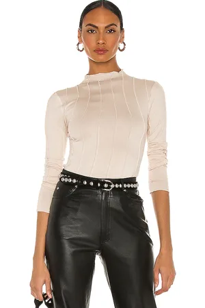 Lovers And Friends Seamed long sleeve top en color crema talla S en - Cream. Talla S (también en XL).