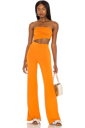 House of Harlow X revolve sosa jumpsuit en color burnt orange talla L en - Burnt Orange. Talla L (también en M
