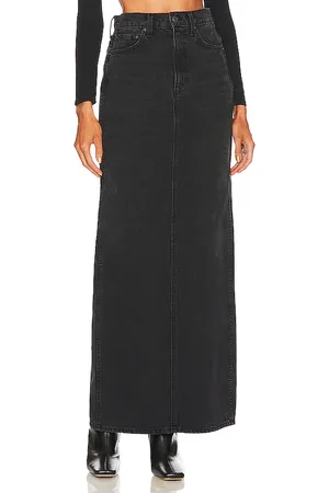 GRLFRND Falda amara en color negro talla 23 en - Black. Talla 23 (también en 24, 25, 26).