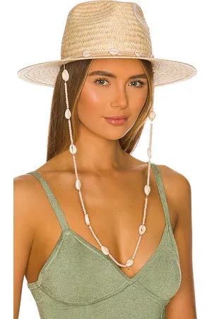 Lack of Color Sombrero seashells en color neutral talla L en - Neutral. Talla L (también en M, S).