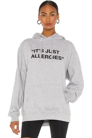 DEPARTURE Sudadera just allergies en color gris talla all en - Grey. Talla all.