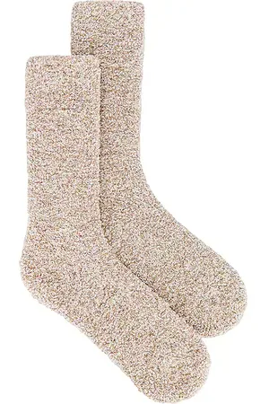 Barefoot Dreams Calcetines cozychic socks en color crema talla S-M en - Cream. Talla S-M (también en S/M).