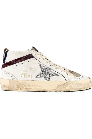 Golden Goose Zapatilla deportiva mid star en color blanco talla 36 en White Silver Wine & Medieval - White. Talla 36 (también en 37, 3