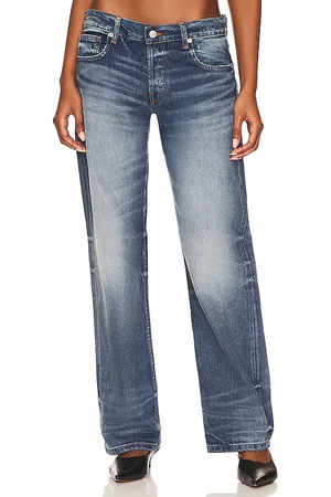 EB DENIM Vaqueros holgados de tiro bajo en color denim-dark talla 23 en - Denim-Dark. Talla 23 (también en 24, 25, 26, 28, 33).