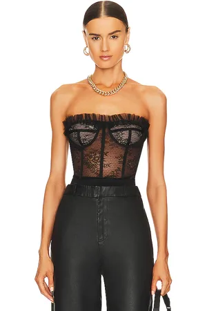 NBD Maren corset top en color talla L en - Black. Talla L (también en M, S, XL, XS).
