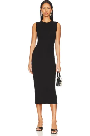 ENZA COSTA Maxi sin mangas textured knit en color talla XL en - Black. Talla XL (también en XS).