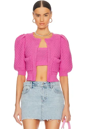 MAJORELLE Cárdigan tamal en color talla L en - Pink. Talla L (también en M, S, XS, XXS).