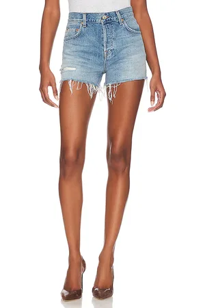 GRLFRND Hayden low rise boyfriend short en color denim-medium talla 23 en - Denim-Medium. Talla 23 (también en 24, 31, 32).