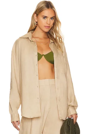 AEXAE Camisa tejida de lino en color talla L en - . Talla L (también en M, S, XL, XS).