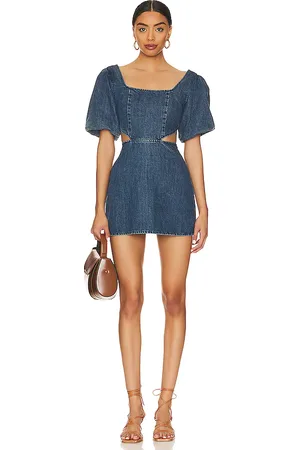 Show Me Your Mumu Vestido city en color denim-dark talla L en - Denim-Dark. Talla L (también en XL).