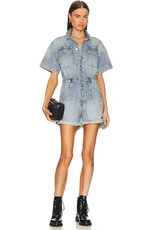 Free People Peto we the free marci en color azul talla M en - Blue. Talla M (también en S, XS).