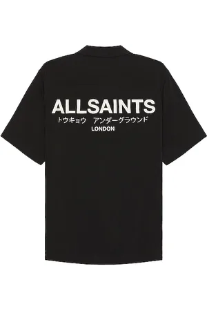 AllSaints Camisa en color negro talla L en - Black. Talla L (también en M, S, XL/1X).