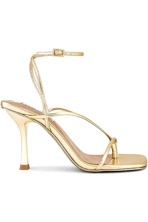 Steve Madden Tacón annie en color oro metálico talla 10 en - Metallic Gold. Talla 10 (también en 9.5).