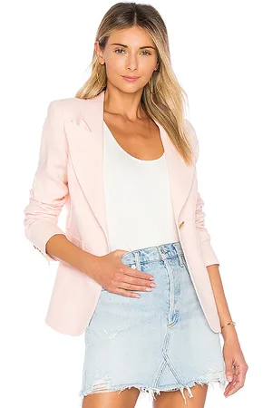 SMYTHE Blazer duquesa clásica en color rosado talla 10 en - Pink. Talla 10 (también en 12, 2, 4, 8).