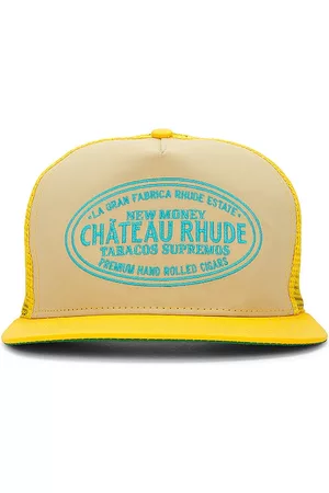 Rhude Sombrero en color amarillo talla all en - Yellow. Talla all.