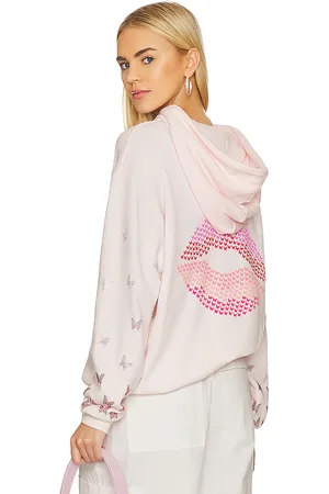 LAUREN MOSHI Sudadera harmony en color rubor talla L en - Blush. Talla L (también en S, XL, XS).