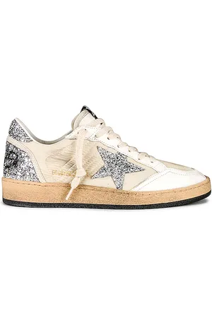 Golden Goose Zapatilla deportiva ballstar en color blanco talla 37 en White Beige & Silver - White. Talla 37 (también en 40).