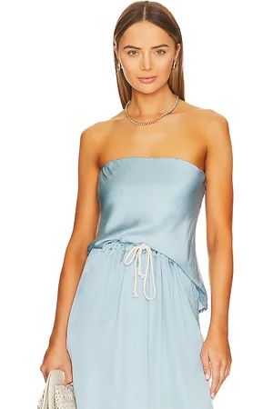 Donni. Top tubo en color bebe azul talla L en - Baby Blue. Talla L (también en XL).