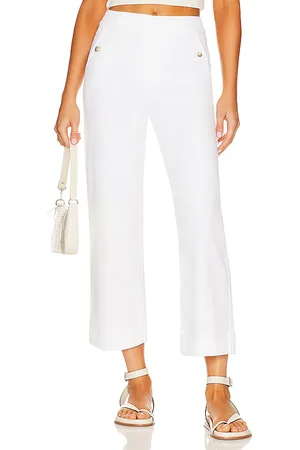 Spanx Pantalón twill en color blanco talla L en - White. Talla L (también en M, S, XL, XS).