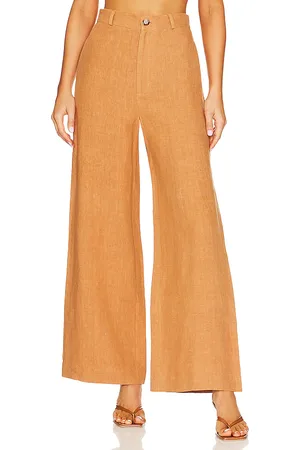 Bardot Pantalón enya en color bronce talla 12 en - Tan. Talla 12 (también en 10, 2, 4).