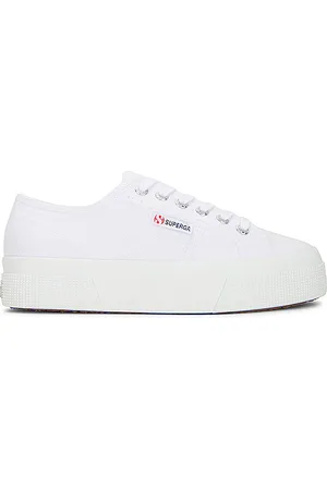 Superga Zapatilla deportiva 2740 mid platform en color talla 11 en - White. Talla 11 (también en Mens 8.5/Womens 10).