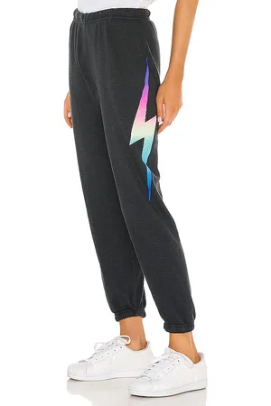 AVIATOR NATION Pantalón deportivo bolt en color charcoal talla L en - Charcoal. Talla L (también en XS).