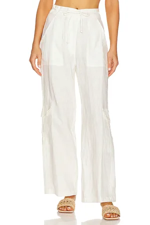 FAITHFULL THE BRAND Pantalones relais en color blanco talla S en - White. Talla S (también en XS).