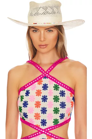 GLADYS TAMEZ MILLINERY Mujer Sombreros vaqueros - Sombrero de cowboy bella en color neutral talla M en - Neutral. Talla M (también en S, XS).