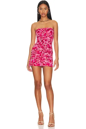 MORE TO COME Vestido natalie en color rosado talla L en - Pink. Talla L (también en M, S, XL).