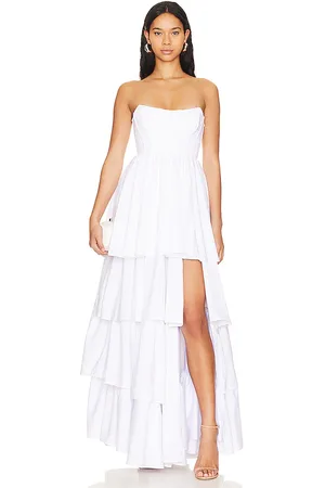 Lovers And Friends Vestido largo madison en color talla M en - White. Talla M (también en S, XS).