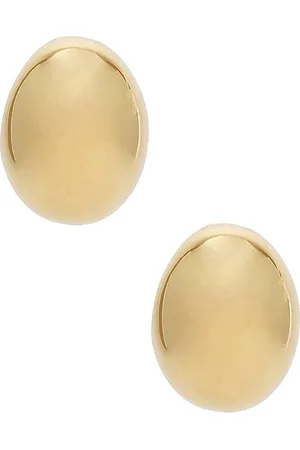 BRACHA Aretes de cúpula jenny en color oro metálico talla all en - Metallic Gold. Talla all.