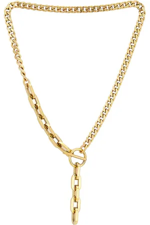 BRACHA Collar lariat york en color oro metálico talla all en - Metallic Gold. Talla all.