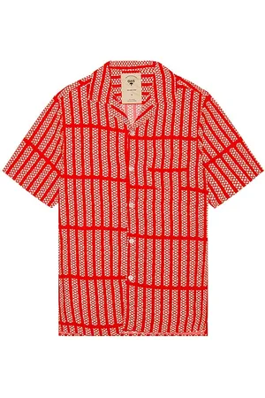 Oas Camisa botones en color rojo talla L en - Red. Talla L (también en M).