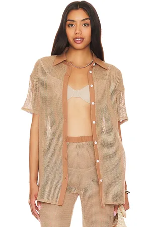 SNDYS Camisa hyams en color talla S en - Brown. Talla S (también en XS).