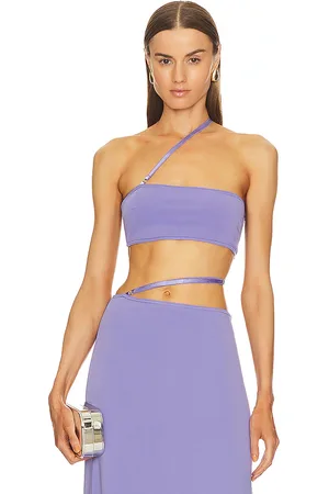 Bec & Bridge Zadie crop top en color lavanda talla 12/L en - Lavendar. Talla 12/L (también en 14/XL).
