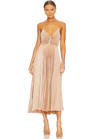 A.L.C. Vestido gemini en color nude talla 10 en - Nude. Talla 10 (también en 14, 6).
