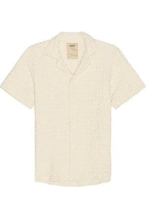 Oas Camisa en color crema talla L en - Cream. Talla L (también en M, S, XL/1X, XXL/2X).