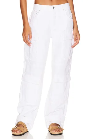 GRLFRND Lex cargo jean en color blanco talla 26 en - White. Talla 26 (también en 27, 28, 29, 30, 32).
