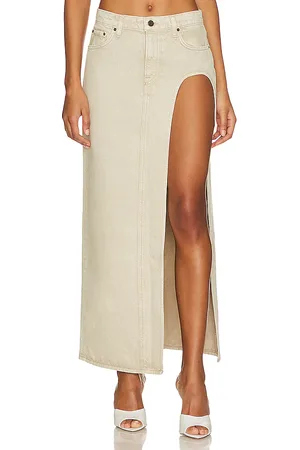 GRLFRND Falda blanca en color verde oliva talla 25 en - Olive. Talla 25 (también en 26, 27).