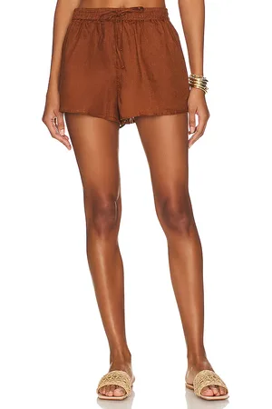 L*Space Rio short en color marrón talla M en - Brown. Talla M (también en XS).
