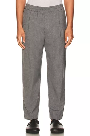 WAO Hombre Casual - Pantalón con trabillas casual en color talla M en - Grey. Talla M (también en L, S, XL).