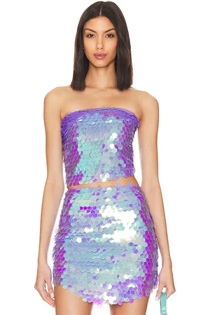 Ilkyaz Ozel Dione top en color morado talla 34/XS en - Purple. Talla 34/XS (también e