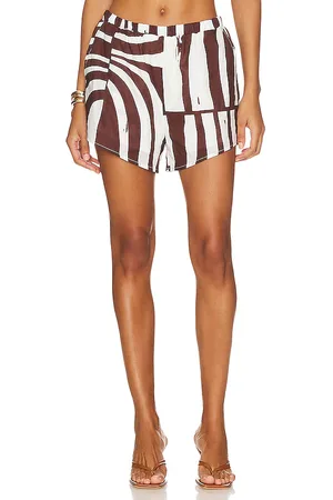 SNDYS Short de algodón heather en color marrón talla XS en - Brown. Talla XS (también en XXS).